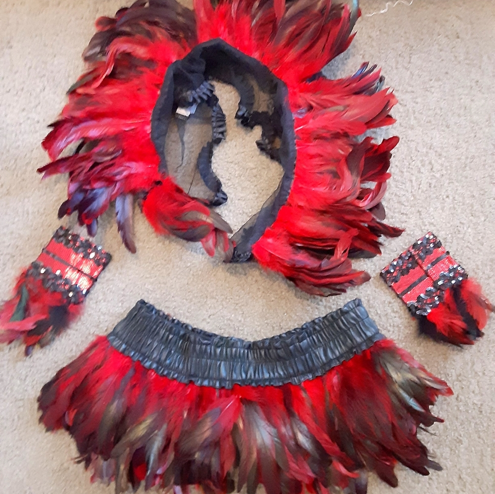 Small Sexy Feather Outfit